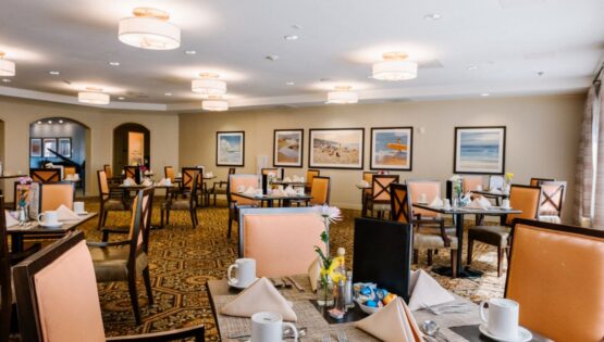 Dining area at The Hampton at Meadow Place