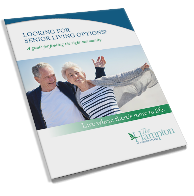 Download your free assisted living resource guide to learn about everything The Hampton has to offer