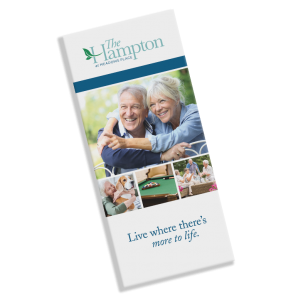 Download our free senior living brochure to learn about all the option at The Hampton. 