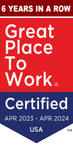 A great place to work certified 