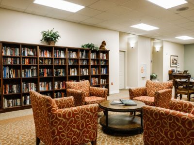 Library at The Hamptons at Meadows Place