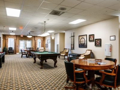 Game room at The Hampton at Meadow Place